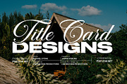 Title Card Designs, a Graphic by Pixflow (Thumbnail 1 of 9)