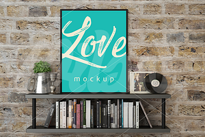 30 MockUps - Bundle - Frame - Poster