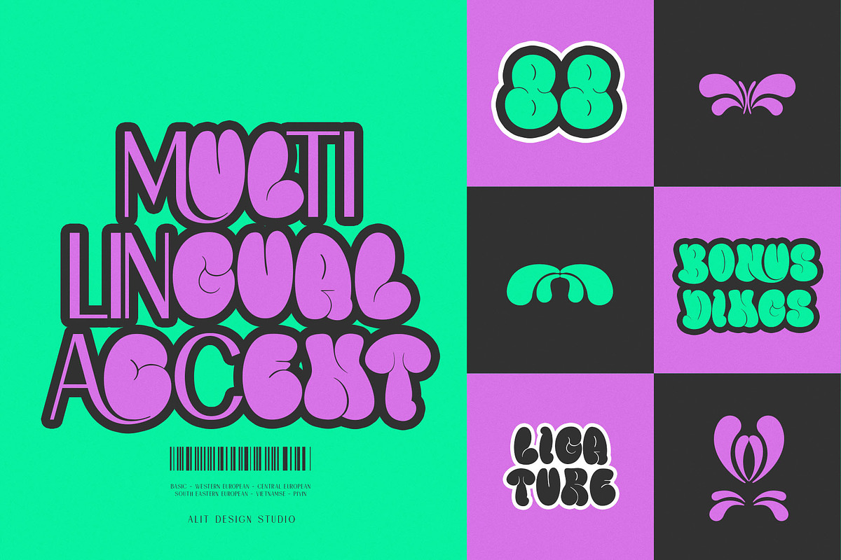 Mamboo Bubble Mix Graffiti Font, a Sans Serif Font by alit design (Photo 16 of 20)