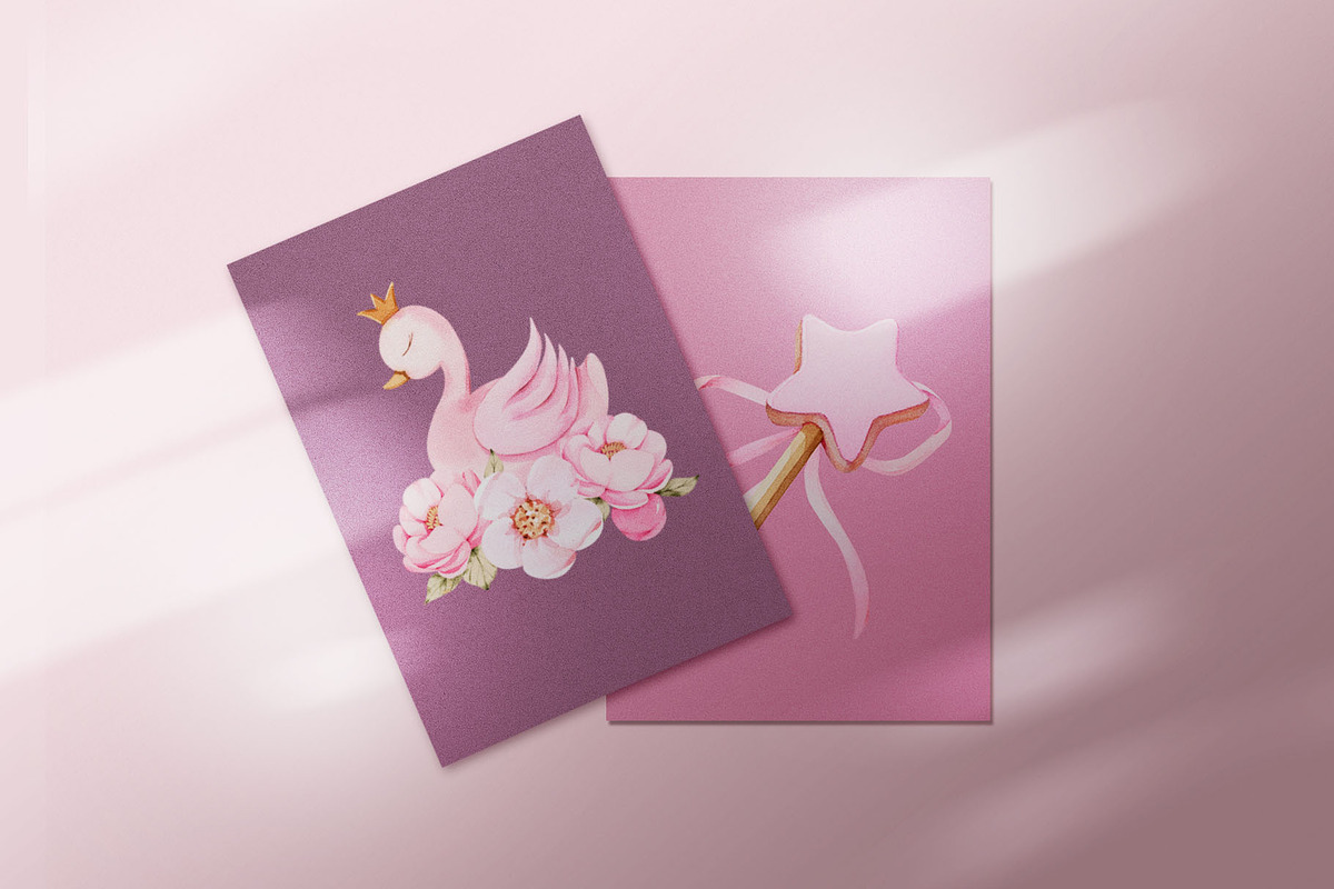 Watercolor Baby Princess Swan, an Animal Illustration by nathalieclaire (Photo 8 of 14)