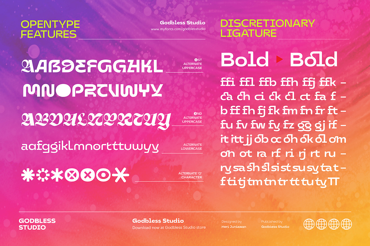 Blanc Groove Inktrap, a Sans Serif Font by Godbless Studio (Photo 9 of 12)