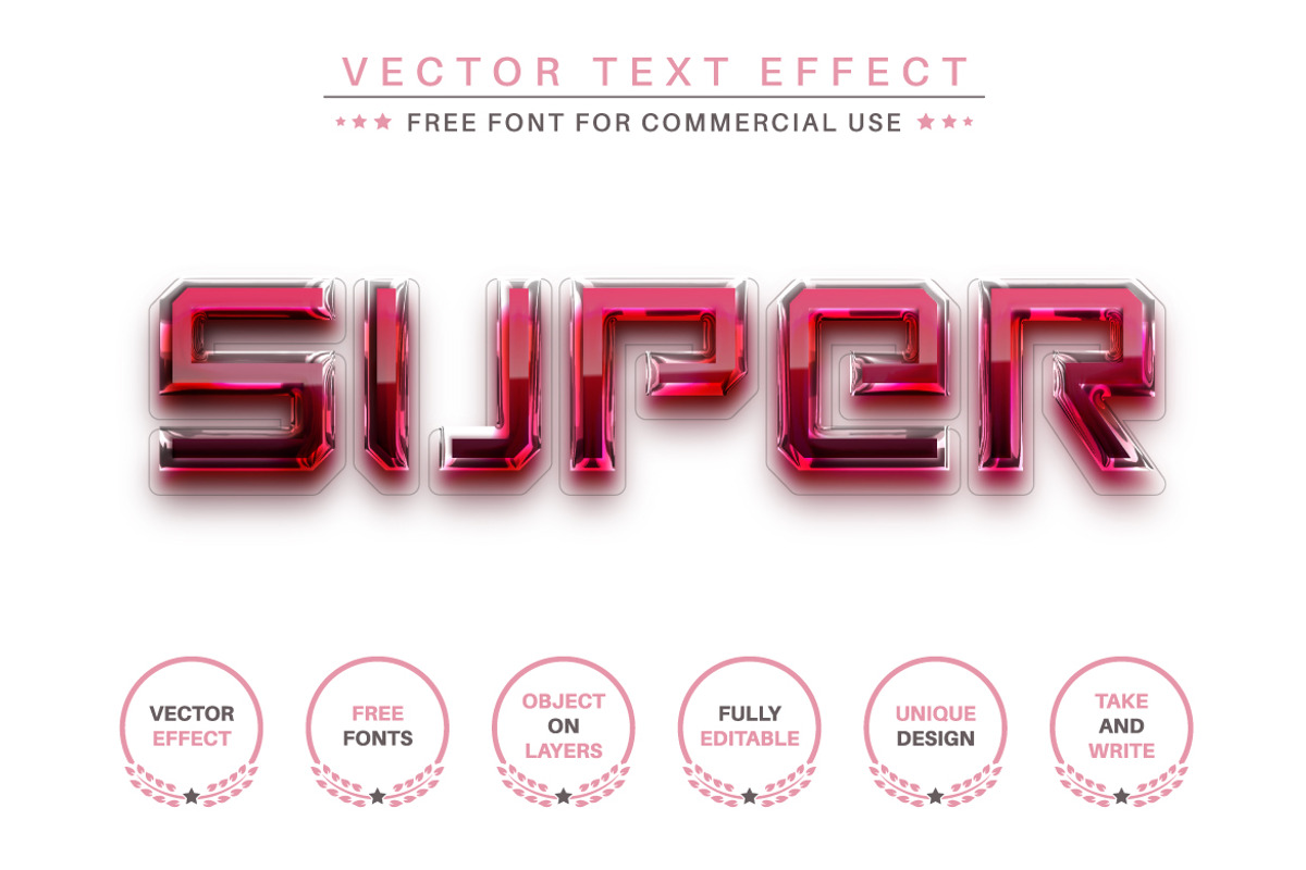Turbo Plastic - Editable Text Effect, a Layer Style Add-On by rwgusev (Photo 2 of 7)