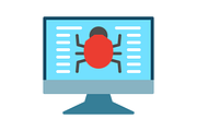 Bug Flat Icon, a Duotone Icon by Pexelpy (Thumbnail 2 of 2)