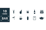 Bar Filled Icon Set, an Object Graphic by Aimagenarium@gmail.com (Thumbnail 2 of 3)