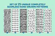 Hand Drawn Ink Patterns, a Pattern Graphic by 35lab (Thumbnail 2 of 9)