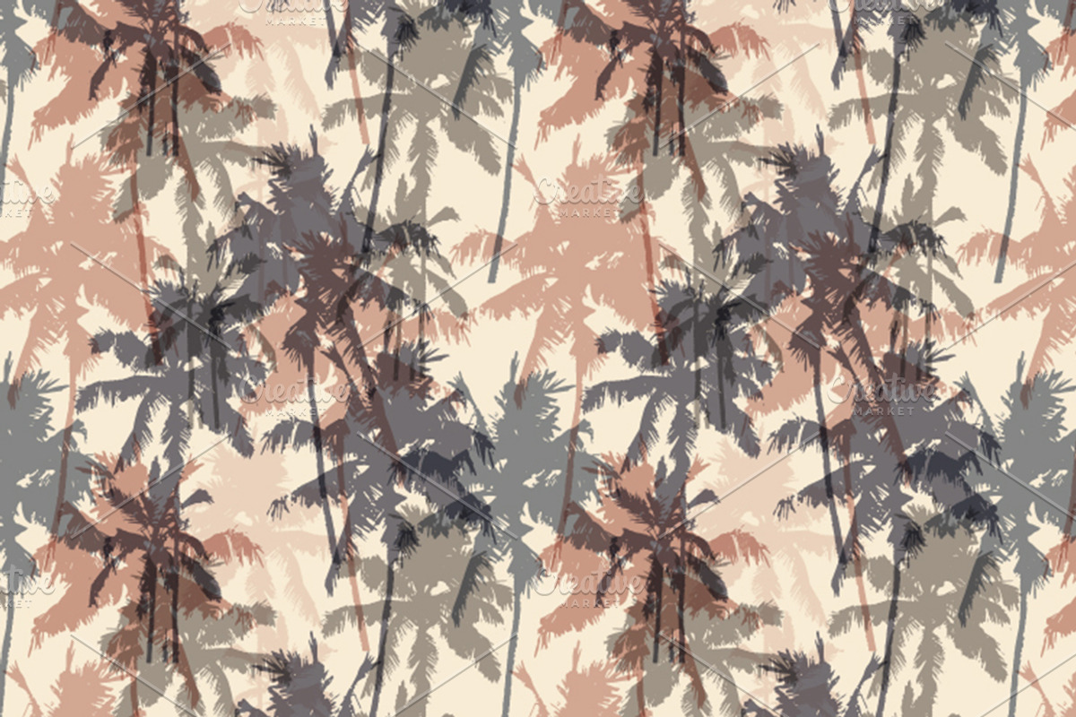 Palm trees backgrounds, a Pattern Graphic by Julia Bilenko (Photo 6 of 9)