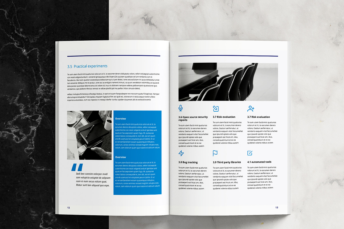 White Paper Template, a Brochure Template by azadcsstune (Photo 6 of 15)