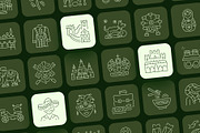 1390 Cultural and Historical Icons, an Outline Icon by Prosymbols (Thumbnail 8 of 25)