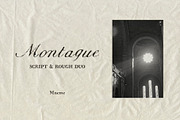 Montague - Script & Rough Duo, a Script Font by Mneme (Thumbnail 11 of 11)