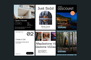 Real Estate Instagram Template, a Social Media Template by Wolf Theory Studio (Thumbnail 4 of 11)