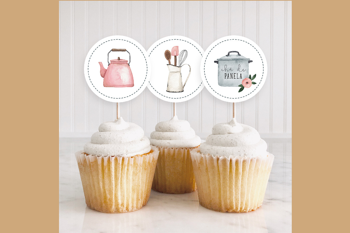 Pasticerie watercolor set, a Decorative Illustration by Estudio 812 (Photo 10 of 10)