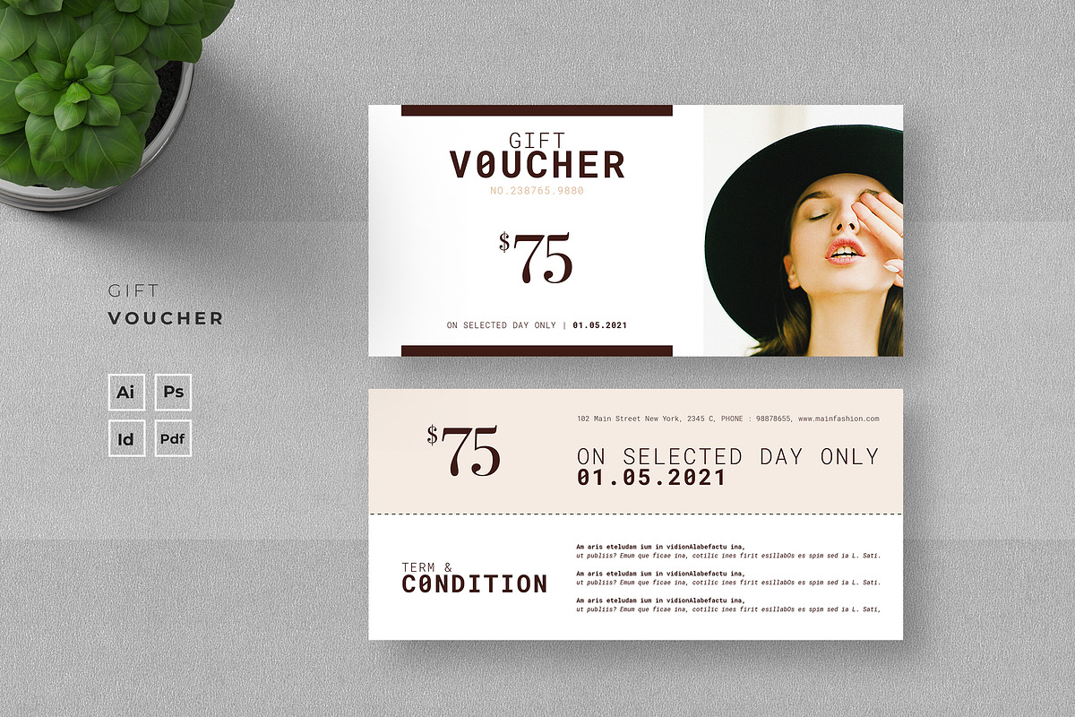 Gift Voucher, an Invitation Template by Ahsanjaya (Photo 1 of 3)