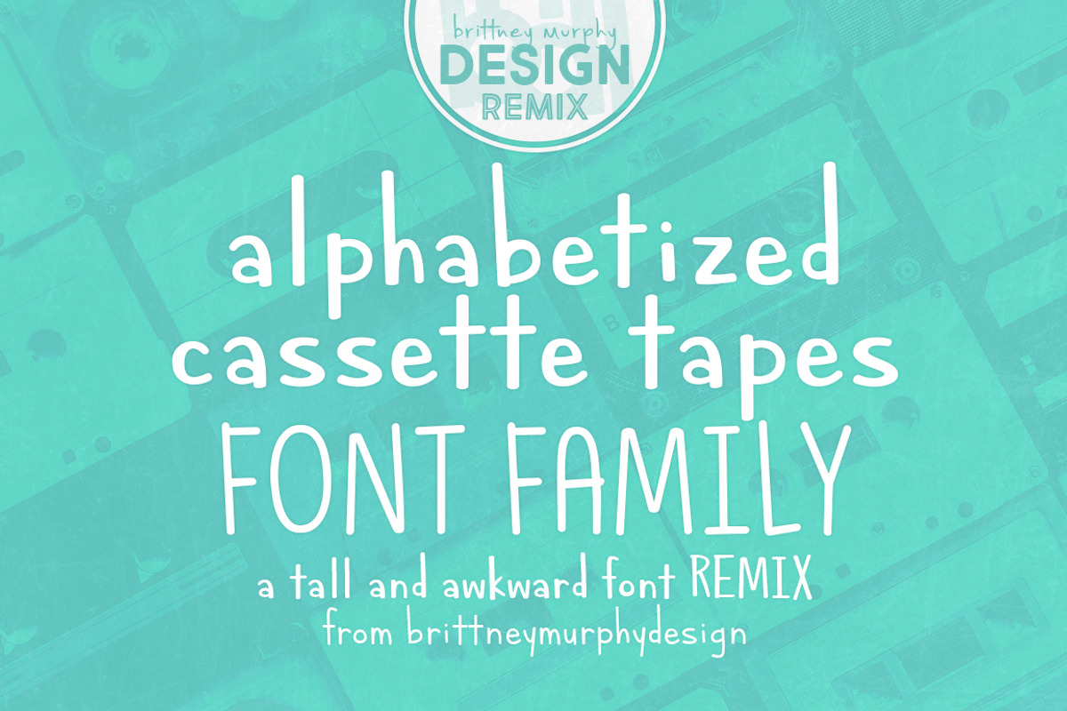 Alphabetized Cassette Tapes Family