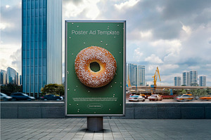 Street Billboard Mockup, an Advertising Mockup by The Rose Project