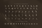 Amida Elegant Ligature Serif Font, a Serif Font by Graphicxell (Thumbnail 8 of 8)