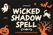 Wicked Shadow Spell, a Handwritten Font by cocodesign (Thumbnail 1 of 9)