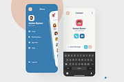 Q Message (adobe xd), an App Template by Nik Design (Thumbnail 6 of 10)