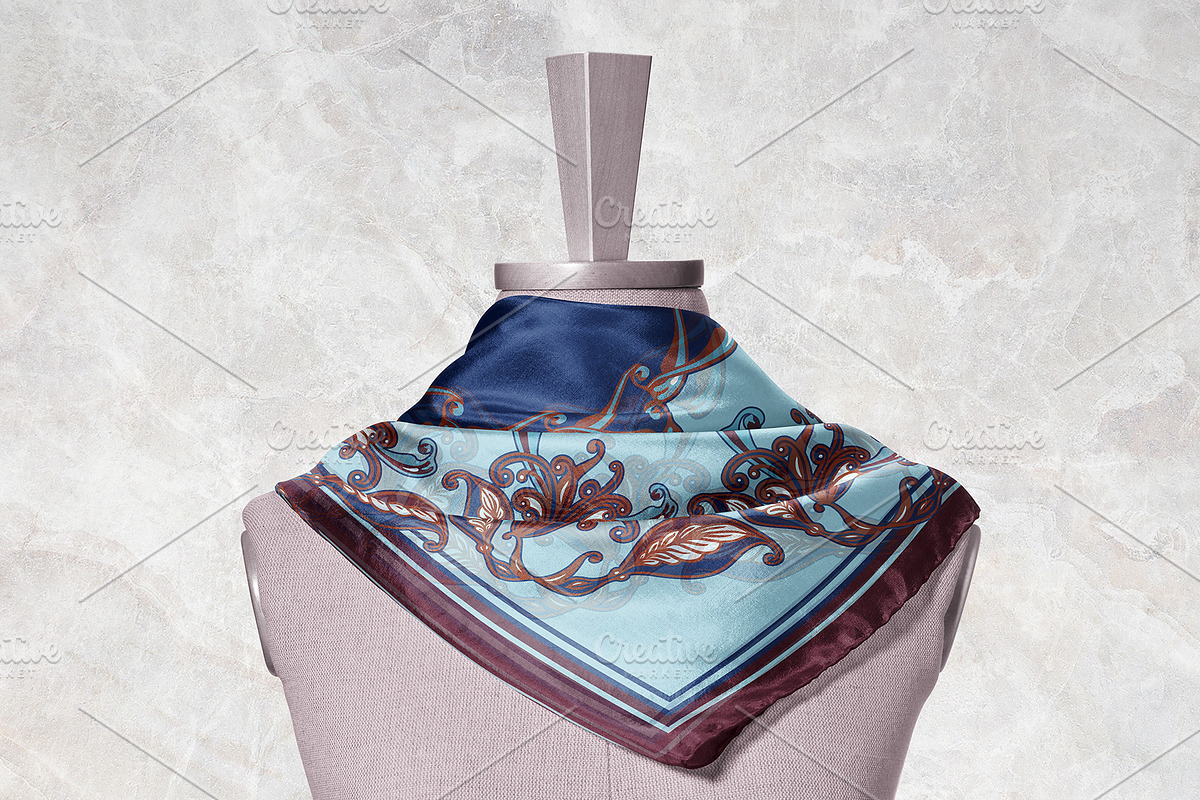 Art Nouveau Lily Garland Scarf, an Object Graphic by ilustrinna (Photo 7 of 10)