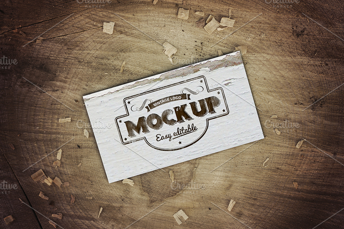 Sale - Business Card Mockup, a Print Template by attraax (Photo 1 of 5)