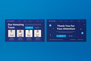Blue Company Profile PPT, a Presentation Template by graphicook (Thumbnail 7 of 8)