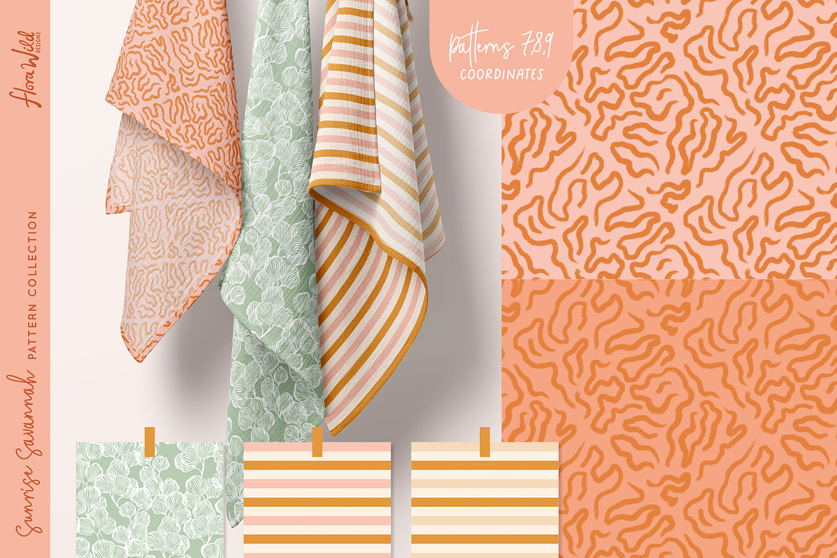 Savannah safari pattern bundle, a Pattern Graphic by Flora Wild Designs (Photo 8 of 9)