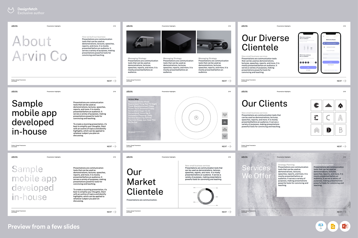 Business Strategy presentation, a Presentation Template by Oday Noon (Photo 3 of 11)