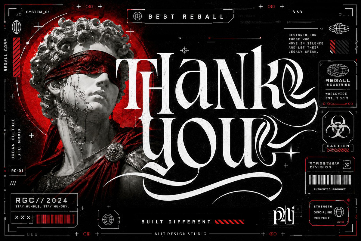 Royal Hatred Typeface, a Blackletter Font by alit design (Photo 20 of 20)