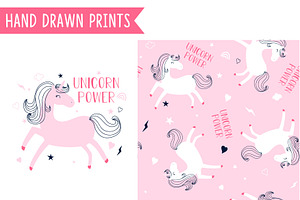 Hand Drawn Unicorn