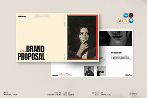 Róhe | Brand Proposal Template, a Presentation Template by Graphpexel