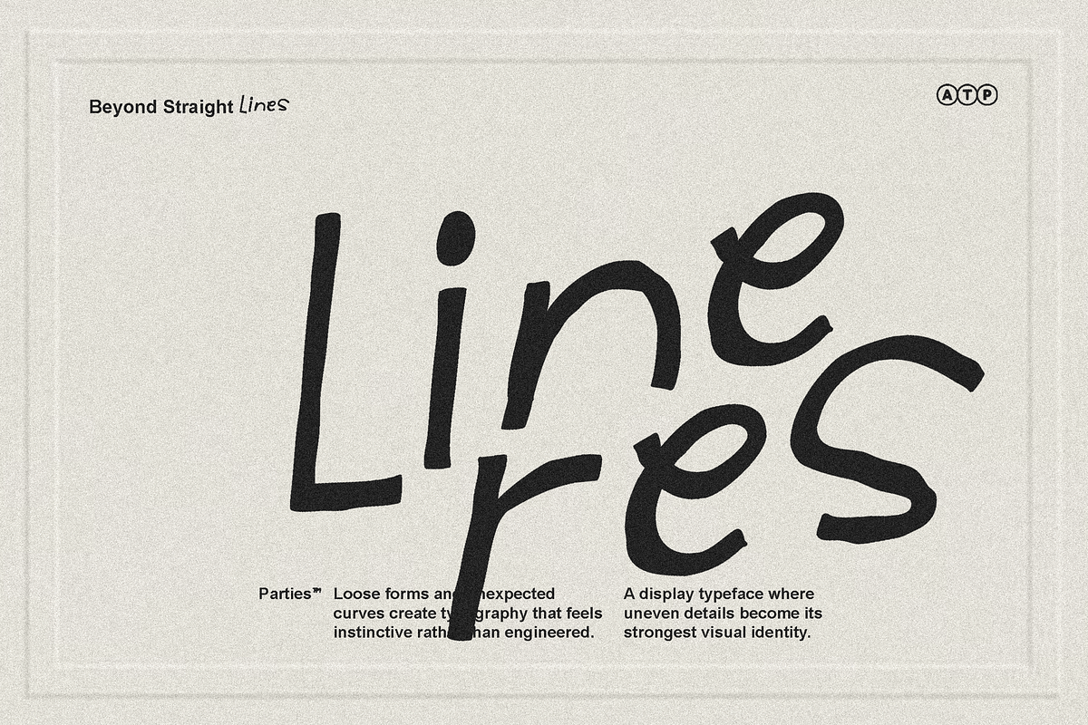 Lineres - Playful Handwritten Font, a Handwritten Font by Typeparties (Photo 1 of 11)