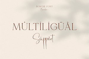 Bonche Shuthan Font Duo