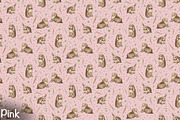 Rabbits & Carrots Repeat Pattern, a Pattern Graphic by Forest Lily (Thumbnail 3 of 11)