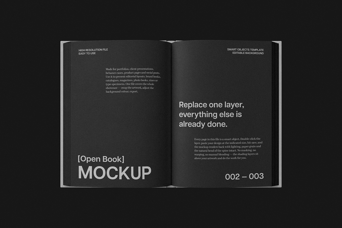 Opened Hardcover Book Mockup, a Books & Magazine Mockup by Design Squad (Photo 2 of 4)