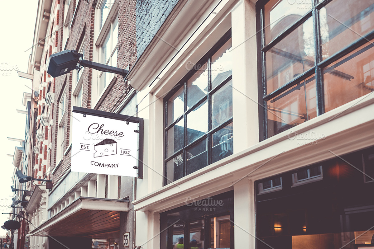 Signboard Mockup, an Advertising Mockup by Juicy Photography (Photo 5 of 7)
