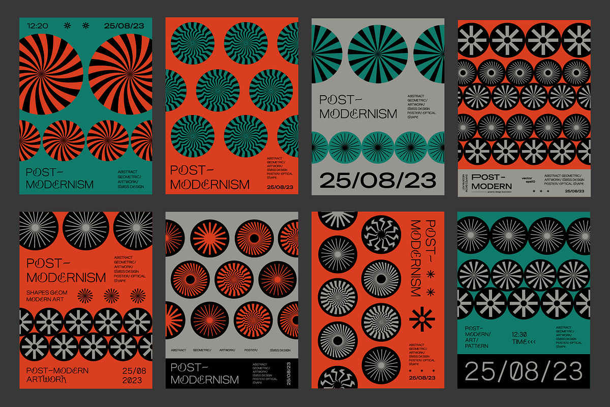 FORMA - 88 MODERN GEOMETRIC POSTERS, a Pattern Graphic by craftlove (Photo 5 of 8)