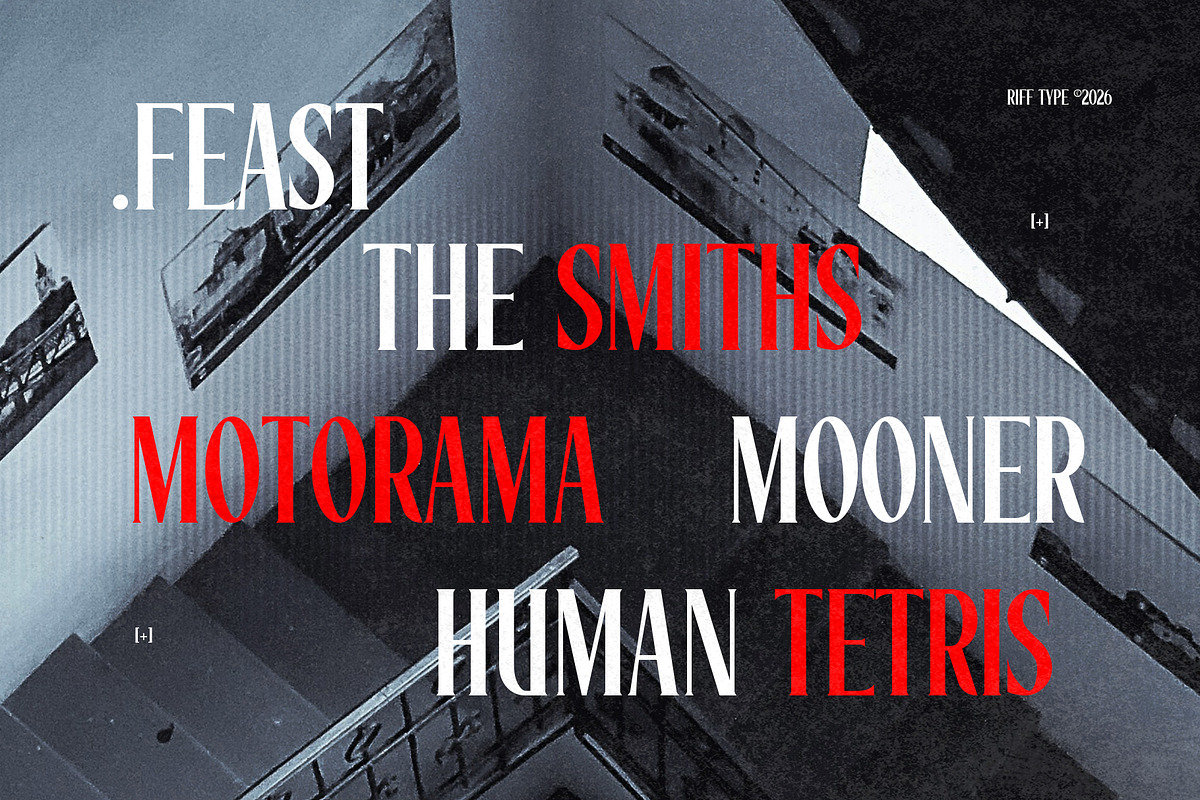 Drevanth - Darkwave Gothic Font, a Font by riff.type (Photo 9 of 10)