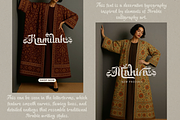 Bakhtiar Arabic Font, a Script Font by madeDeduk (Thumbnail 9 of 10)