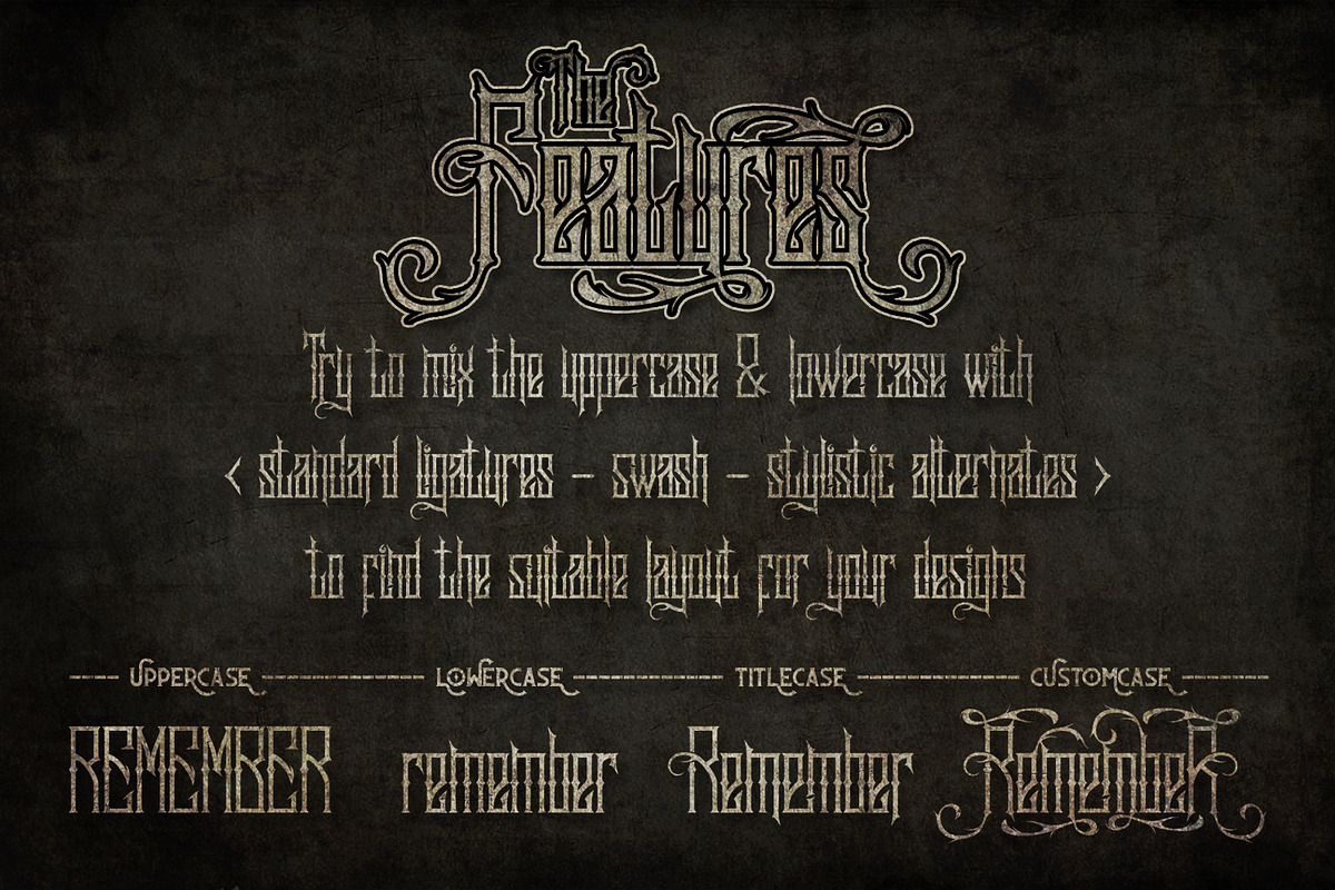 Sadis Typeface+Extras preview 2