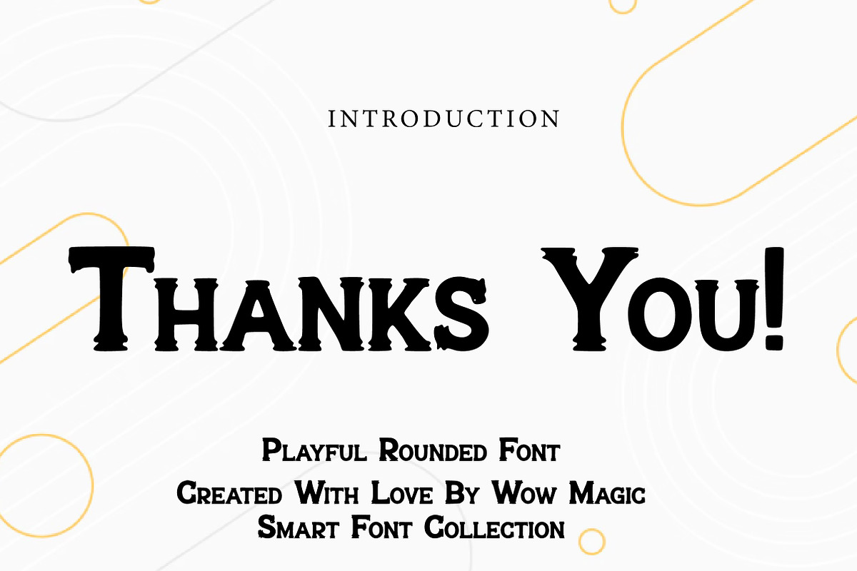 Exaggerated Ink Trap, a Sans Serif Font by Wow Magic (Photo 3 of 3)