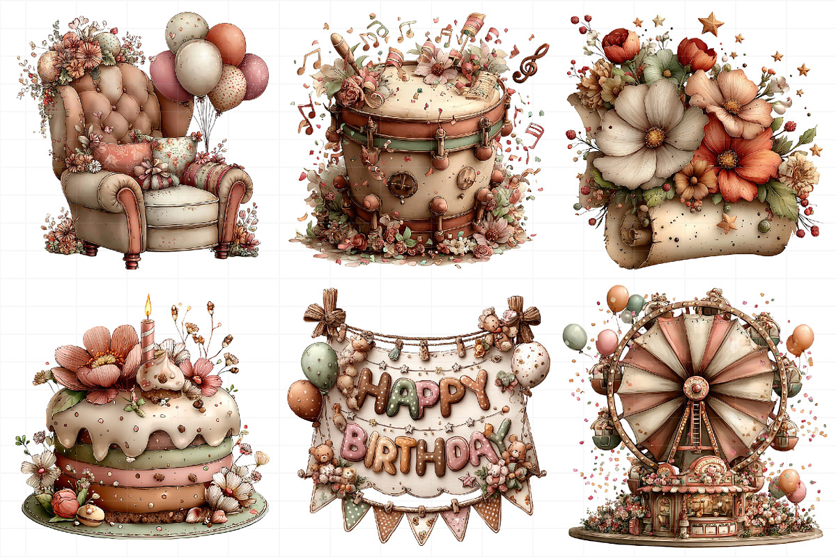 Whimsical Kids Birthday Celebration, an Illustration by Daily.Designs (Photo 3 of 7)