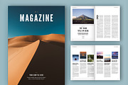 SALE | Magazine Layout A4+US, a Magazine Template by tomsarraipodesign (Thumbnail 1 of 2)