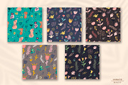 Boho Floral & Abstract Vector Kit, a Pattern Graphic by animatizmagix (Thumbnail 3 of 10)