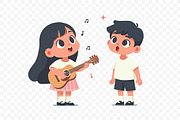 Children Music Performance, a Person Illustration by Partikusi Design (Thumbnail 3 of 3)