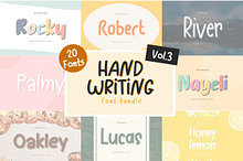 HANDWRITING FONT BUNDLE VOL. 3