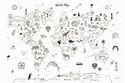 Animals World Map, an Animal Illustration by GooseFrol (Thumbnail 5 of 28)