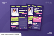Modern Professional CV Resume, a Resume Template by Annora Studio (Thumbnail 1 of 6)
