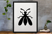 Firefly Silhouette SVG, an Animal Illustration by newminddesign (Thumbnail 3 of 3)