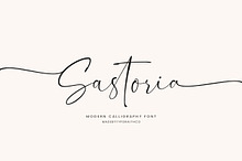 Sastoria | Modern Calligraphy Font