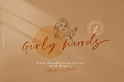 Girly Moods Script, a Script Font by Letterhend Studio (Thumbnail 1 of 9)