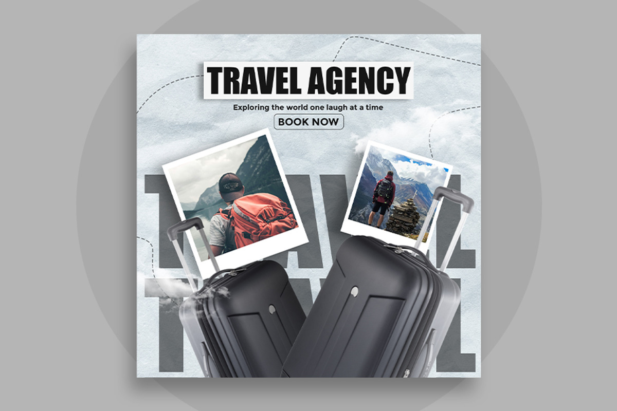 Travel Social Media Post Design, a Social Media Template by Northfrom (Photo 2 of 3)